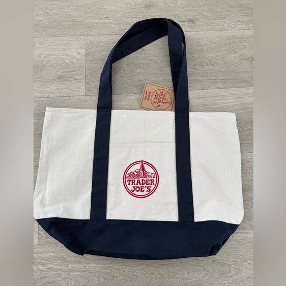 Trader Joe's Limited Edition Large Canvas Tote Bag - Picture 7 of 10